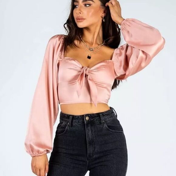 Princess Polly | NWT Pink Estee Top - Size 6 - New with Tags - Picture 1 of 8